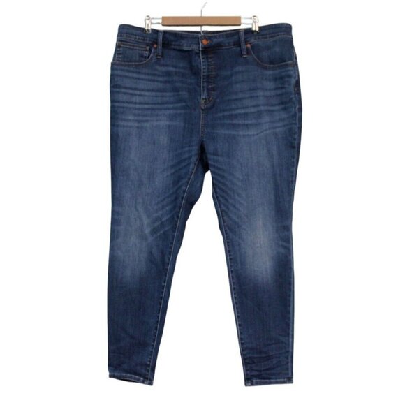 Madewell Denim - Madewell Jeans Size 36 Curvy High Rise Skinny Stretch Denim Preppy Danny Wash